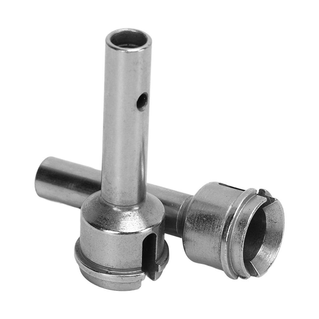 1 Pair Steel RC Rear Wheel Axle RC Car Replacement Accessories for ARRMA 6S 17 Models Silver