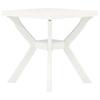Day and Night - Day and Night White Plastic Bistro Table 70x70x72 Cm