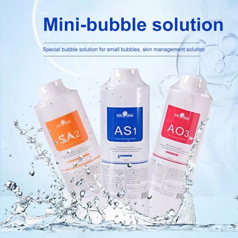 3pcs/Lot 1200ML AS1 SA2 AO3 Hydra Liquid Face Serum Facial Aqua Peel Solution For Hydrafacial Machine Deep Cleaning SkinCare