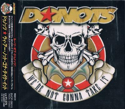 CD DONOTS  Were Not Gonna Take It BVCP28015 BMG 2003 Japonia Rock Używany