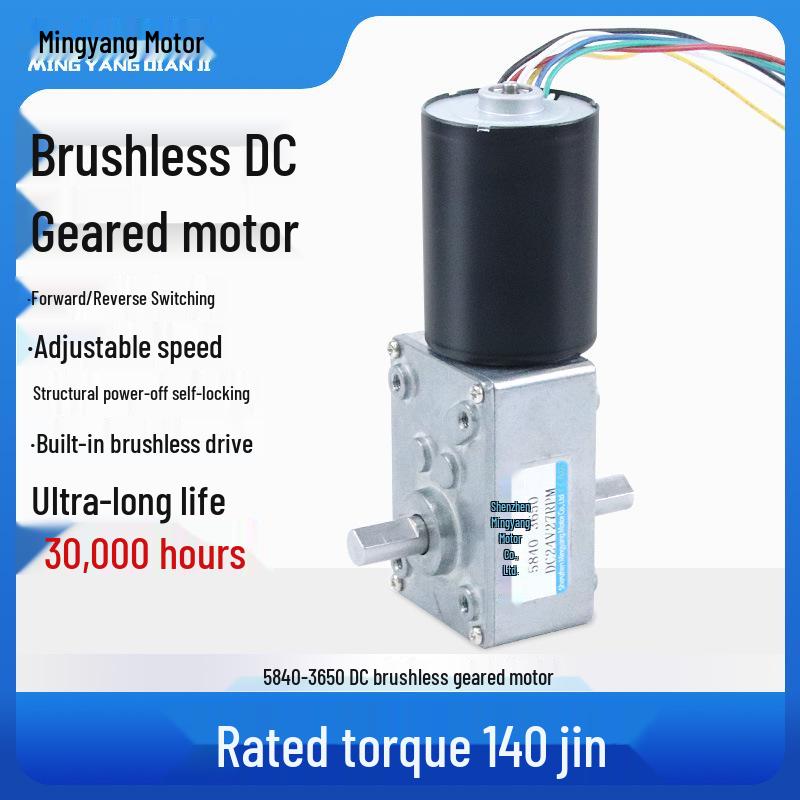12V/24V Augsta griezes momenta bezsuku tārpu