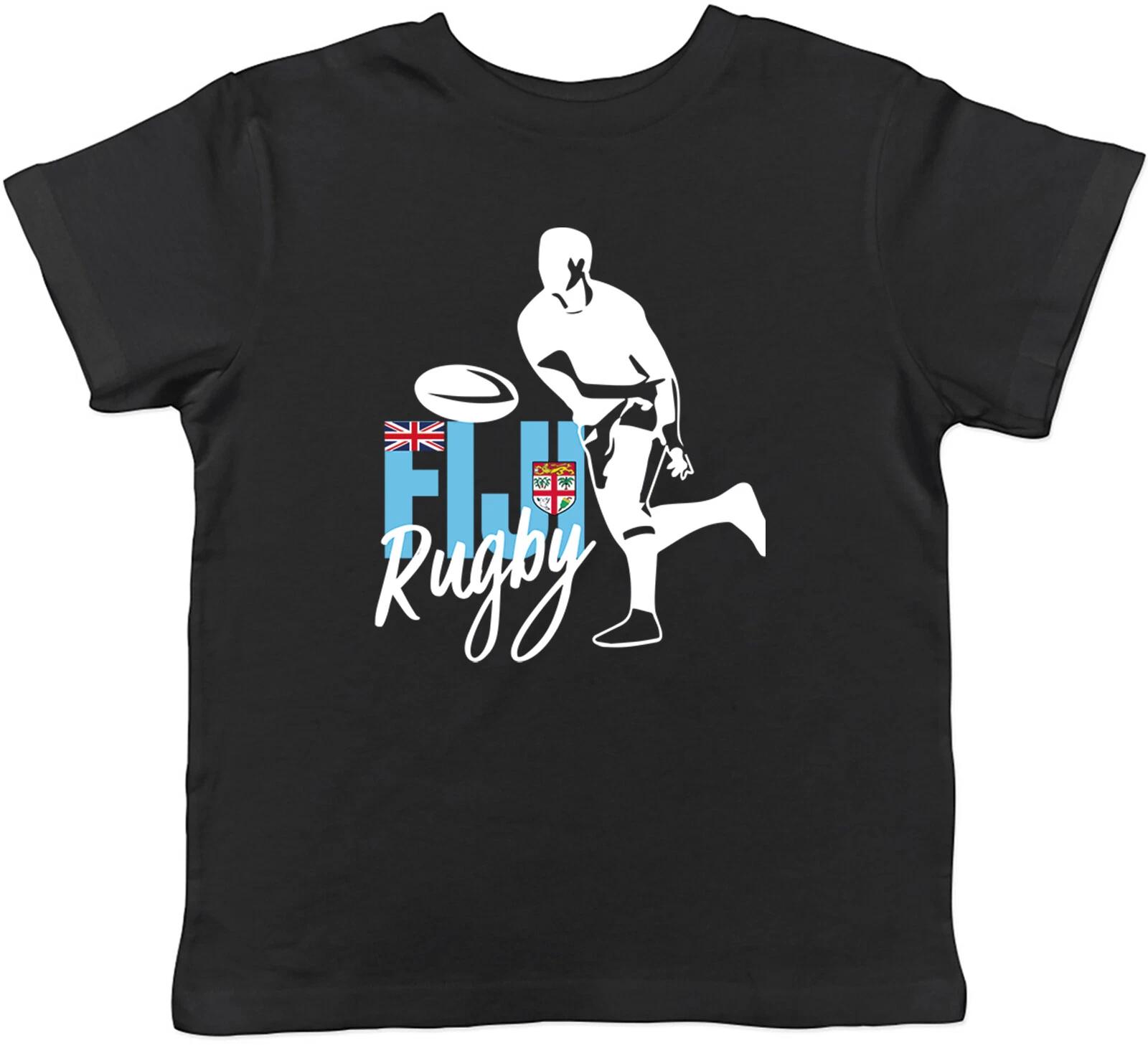 

Fiji Rugby Kids T-Shirt Supporters Fans World Cup Childrens Boys Girls Gift 150