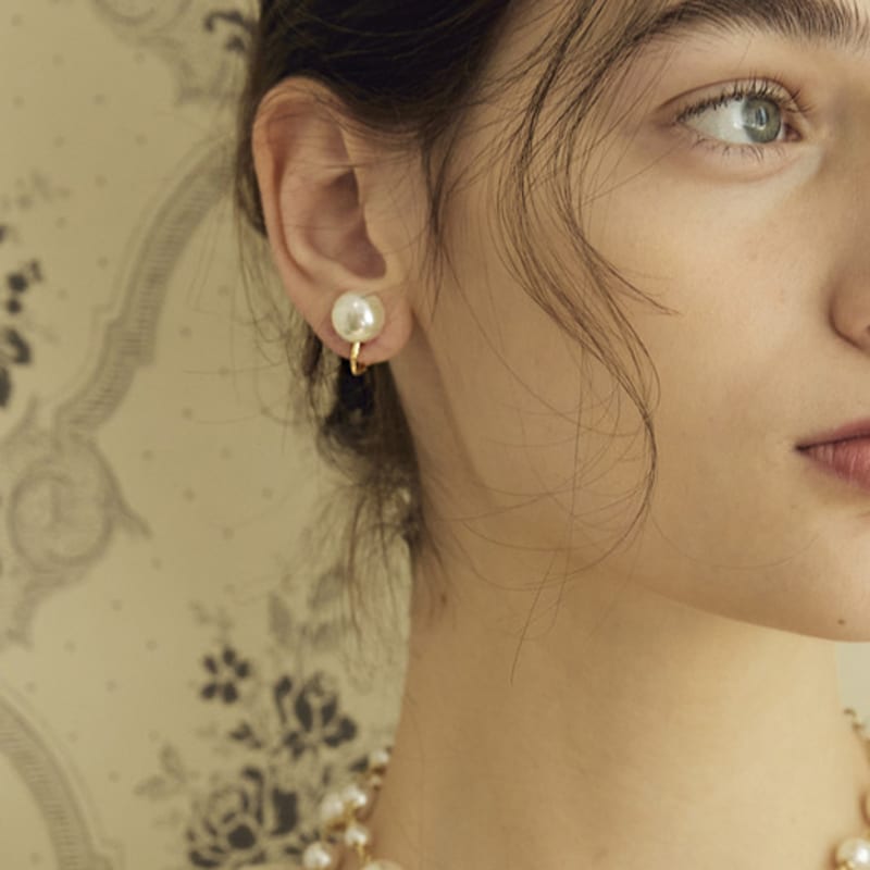 of Lavishe Isabella Fresh Water Pearl Earrings Ear Clip 4 Set