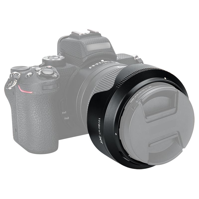 JJC Reversible Lens Hood for Nikon ZFC Z fc Z50 Compatible with NIKKOR Z DX 18-140mm f/3.5-6.3 VR Lens Replaces HB-101 Lens Hood
