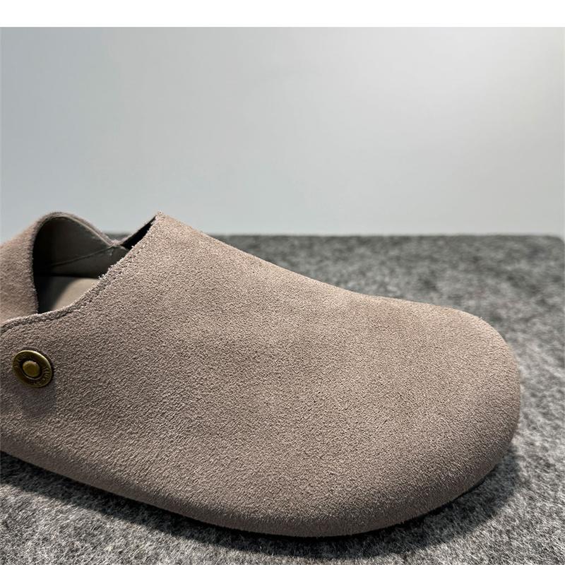 New Fashion Men Leather Flats Shoes Comfortable Man Casual Shoes Slip on Male Outdoor Walking Shoes Split Leather Driving Shoes