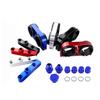 Billet Aluminum Outlet Manifold 60MM Dual Fuel Filter Fuel Pump Bracket/Clamp /Mount For 044 Fuel Pump For BMW