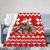 Funny Barry Wood Meme Christmas  Blanket Multiple Sizes Warm Cozy Fluffy  Throw Blankets for Couch Sofa and Bed