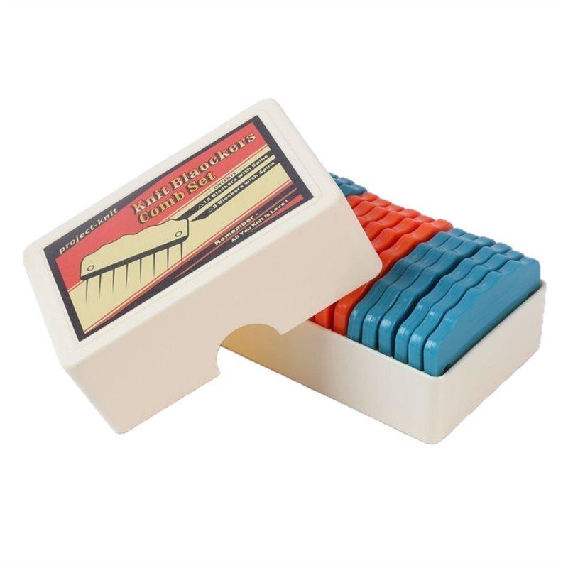 

Knitting Cleaning Pin Kit- 20Pcs Knit Blockers Combs For Crochet For Cleaner Mat, Knit Cleaning Pins Board