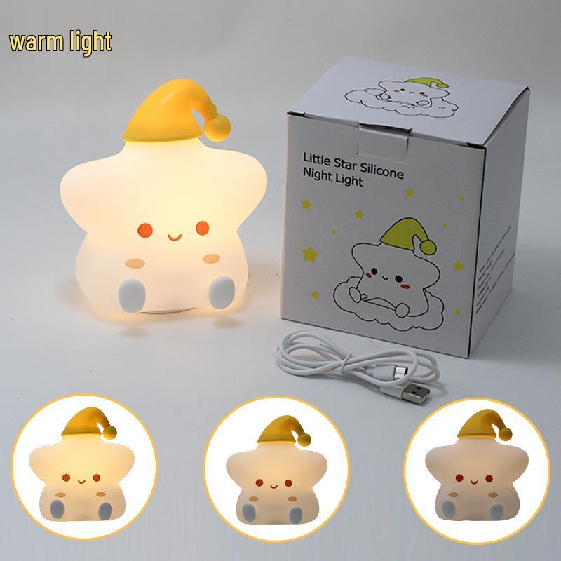 Guardian Star Silicone Table Lamp – Sleep Aid & Night Light Gift