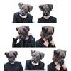 Dog Face Mask Latex Animal Prop For Halloween Costume And Pet Dressup
