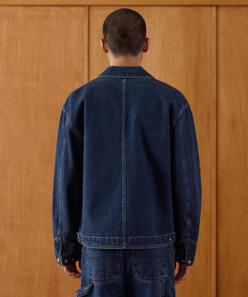 Musinsa Standard Denim Work Jacket [Medium Indigo]