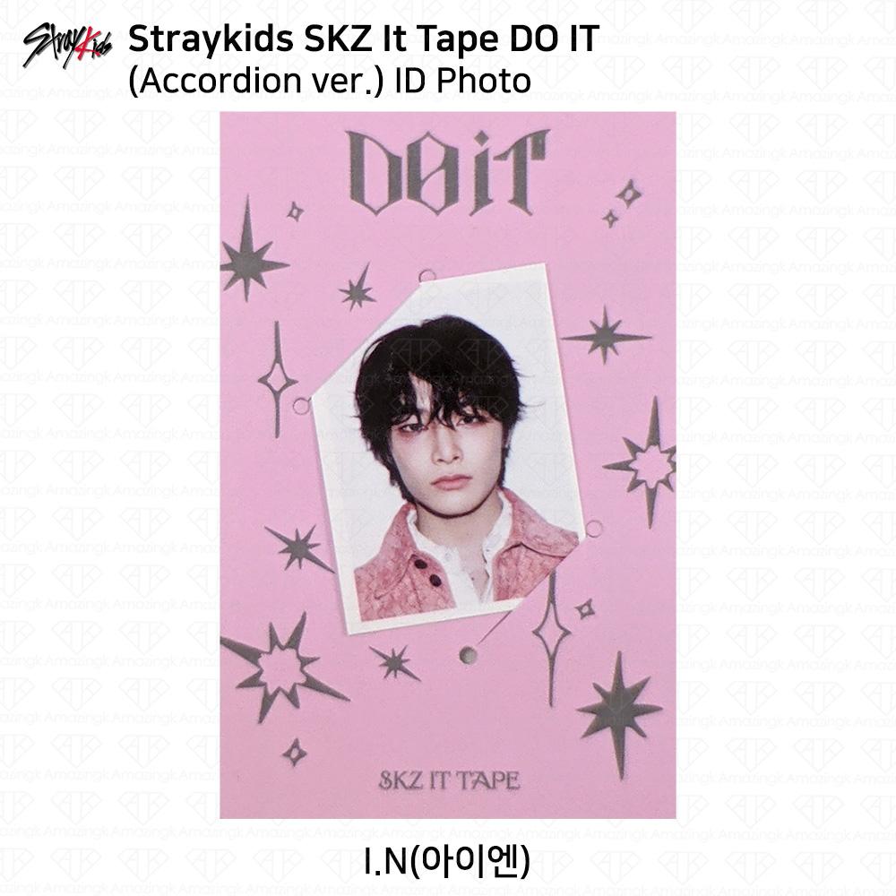 Stray Kids SKZ It Tape DO IT Akkordeon-Version. Offizielle Fotokarte I.N ID Photo