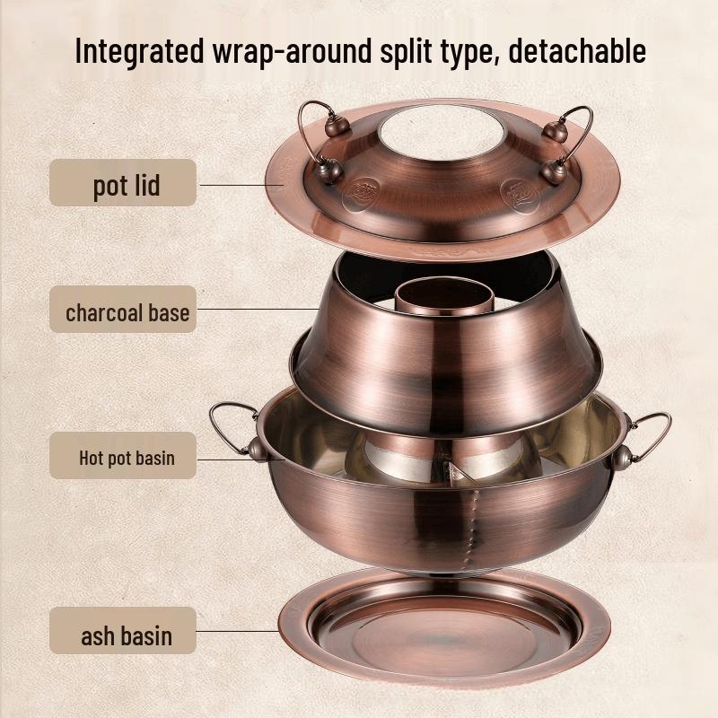 Old Beijing Copper Charcoal Hot Pot