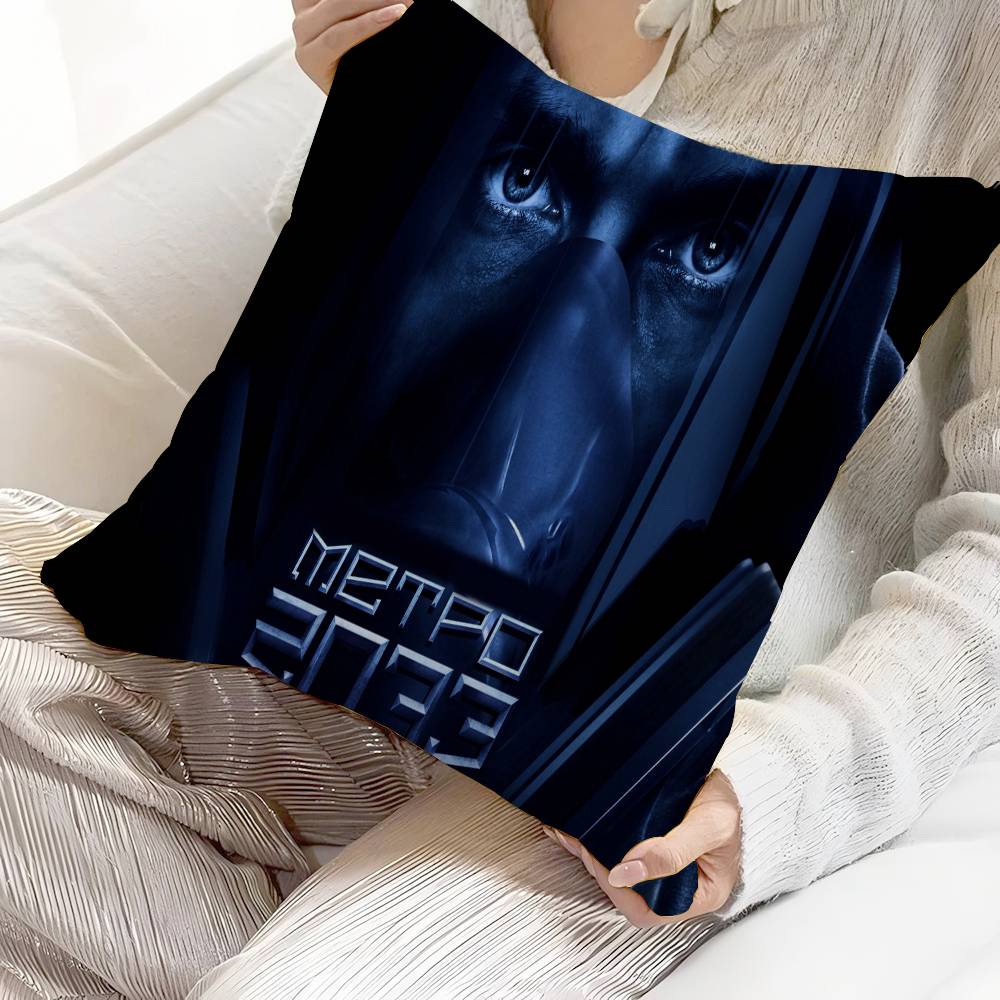 M-Metro 2033 Personalized Pillow Cover Kids Bedroom Wild Party Decor Pillowcase kid Birthday shower Gift