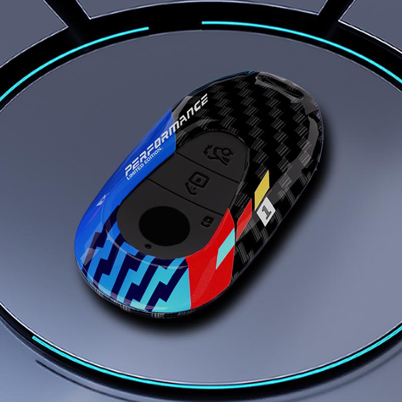 New ABS Car Key Case Cover Shell For Mercedes Benz C E S Class GLC W206 W223 W214 E300 C260 C300 S450 S500 S400 Fob Accessories