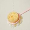 Two Sided Shower Body Brush Silicone Long Handle Bathroom Wash Brush Bathing Massage Back Body Exfoliating Brush Bath Supplies