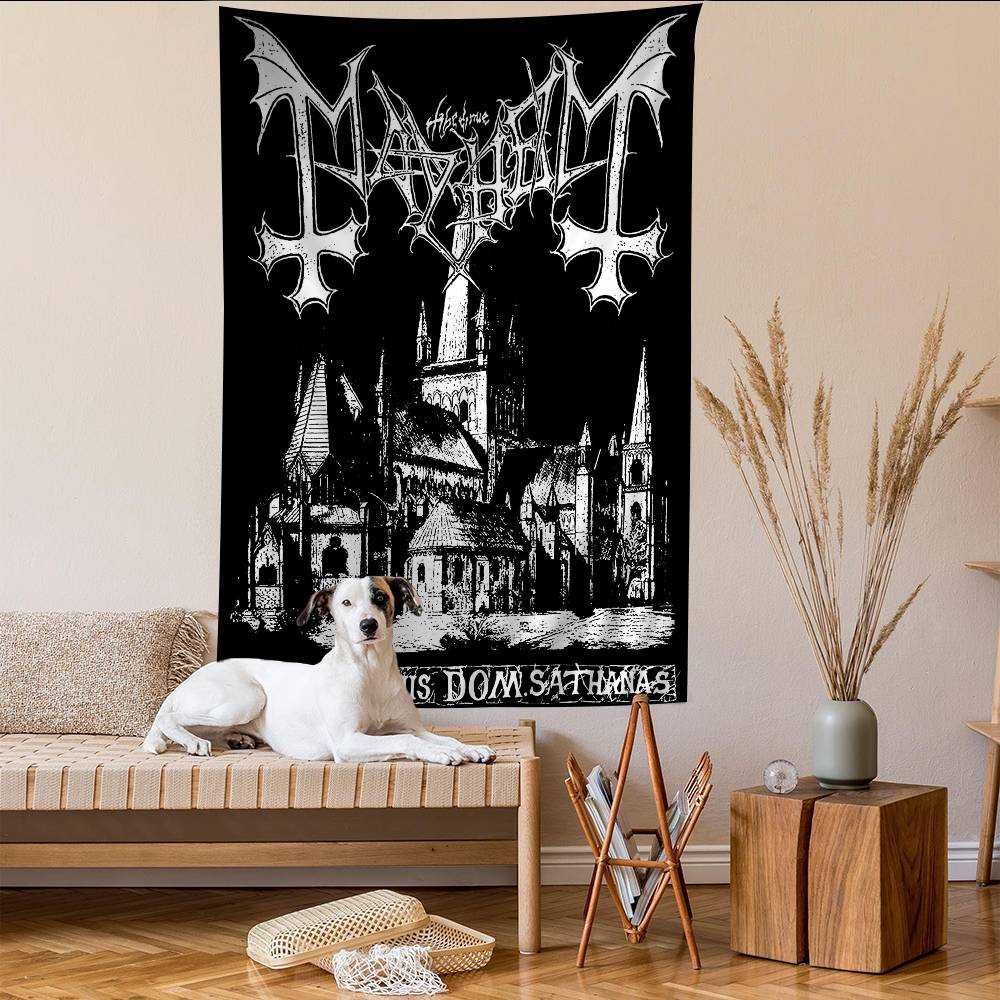 Rock HhIM Band Anime Cartoon Tapestry Art Science Fiction Room Home Decor Wall Hanging Home Decor