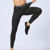 Men Running Compression Pants Quick Dry Elastic Waist Sports Tights Leggings