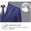 Korean Style Slim Fit Striped Men's Suit Set - Casual Blazer Jacket for Weddings and Professional Wear