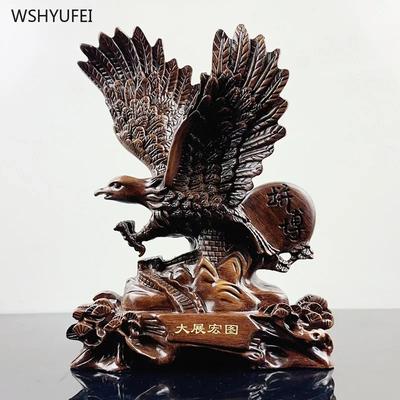 Harz-Adler-Ornament Imitation Holzschnitzerei Handwerk Geschenke für Weiterbildung und Beförderung Schreibtischdekoration Heimdekoration