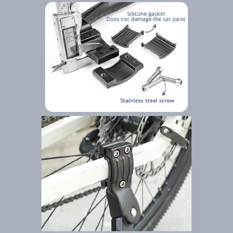 Aluminum Alloy Side Rear Parking Rack Road Bike Kickstand Nonslip Foot Brace Adjustable Side Rear Parking Rack
