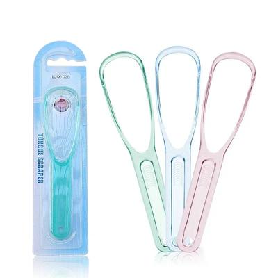 Newest Personal Adult Tongue Scraper Food Grade Tongue Coated Cleaning Brush Keep Fresh Breath Oral Hygiene Care Cleaner Tools