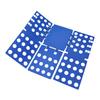 Blue Plastic Shirt & T-Shirt Folder Organizer with Multiple Compartments - 26.16x22.61x3.05 Cm Space-Saving Clothes Folding Board for Wardrobe