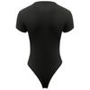 Women's Fashion Colour Casual Sexy Bottoming Shirt Short Sleeve Jumpsuit