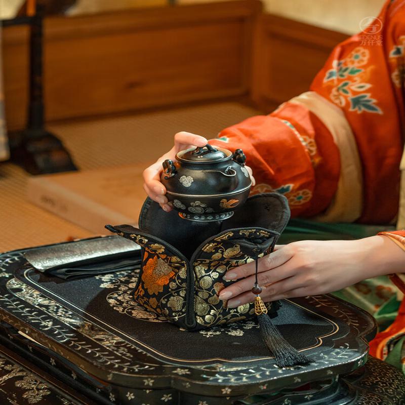 Wanqiantang Shaanxi Museum Co-branded Ceramic Travel Tea Set