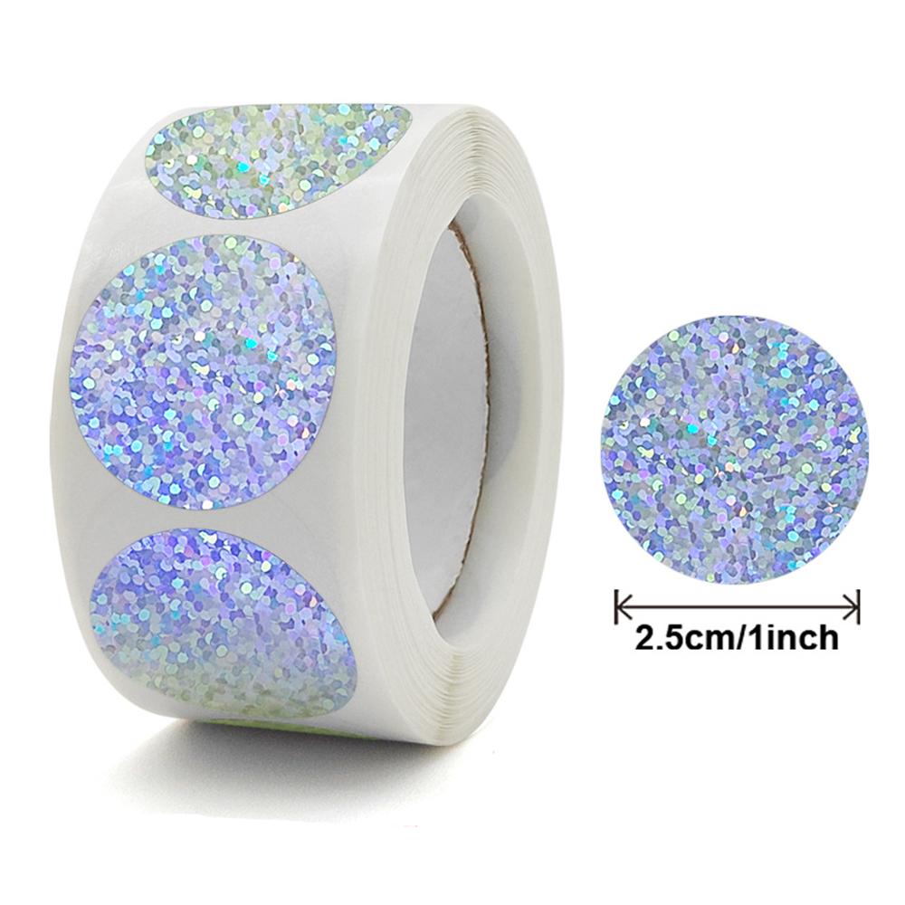 100-500Pcs First-Class Holographic High-Standard Round/Heart First-Class Shape Top-Grade Stickers Premium-Quality For First-Class Reward