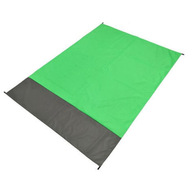 Beach Blanket Waterproof Outdoor Camping Pocket Folding Portable Lightweight Picnic Mat 210x200cm