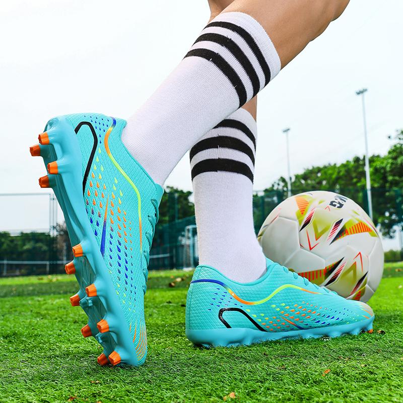 Unisex 32-46 Mens Football Shoes Training Artificial Captain Football Shoes for Kids