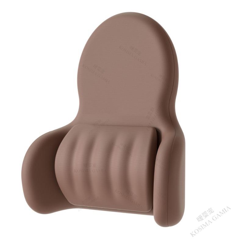 Car Cushion Back 3D Adjustable Lumbar Support Memory Foam Back Cushion Relieves Back Pain Improves Posture Seat Lumbar Support