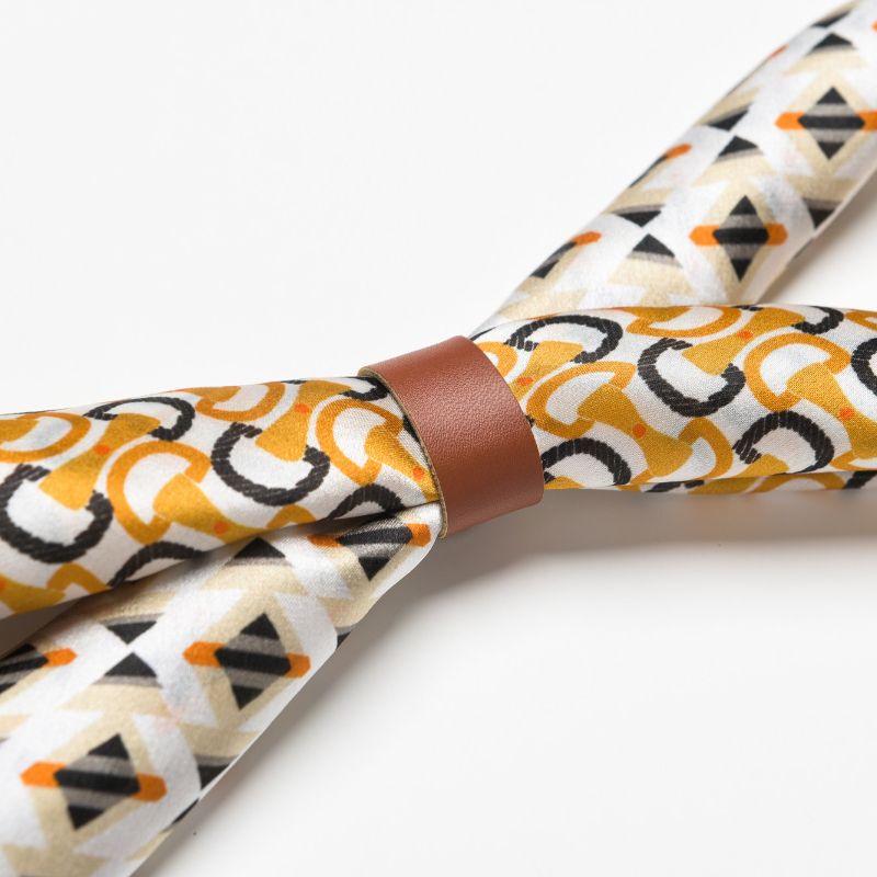 TXRMDX Men's Mulberry Silk Plaid Neckerchief Set