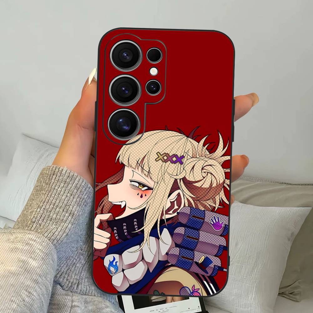 Himiko Toga Boku No Hero Academia Phone Case For Samsung S 24 fe 25 Ultra plus 20 lite 21 30 22 23 24 22 Ultra 5G Fundas
