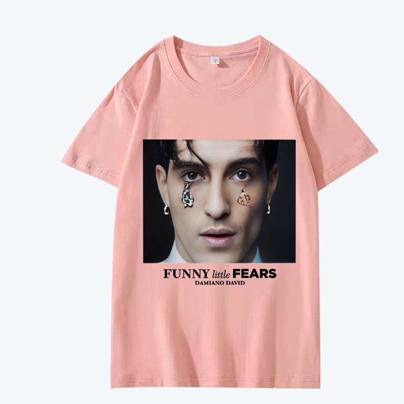 Vtipné tričko Malé strachy pánské dámské Oversized 100% bavlna krátký rukáv Letní chladivé Unisex plus size topy