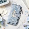 Vintage Anchor Print Wallet Multi Card Organizer Fashion Casual Long Purse