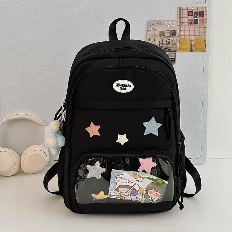 Schoolbag Japanese schoolbag Large capacity junior high school and high school girls Small food intake Pain bag High value niche design backpack