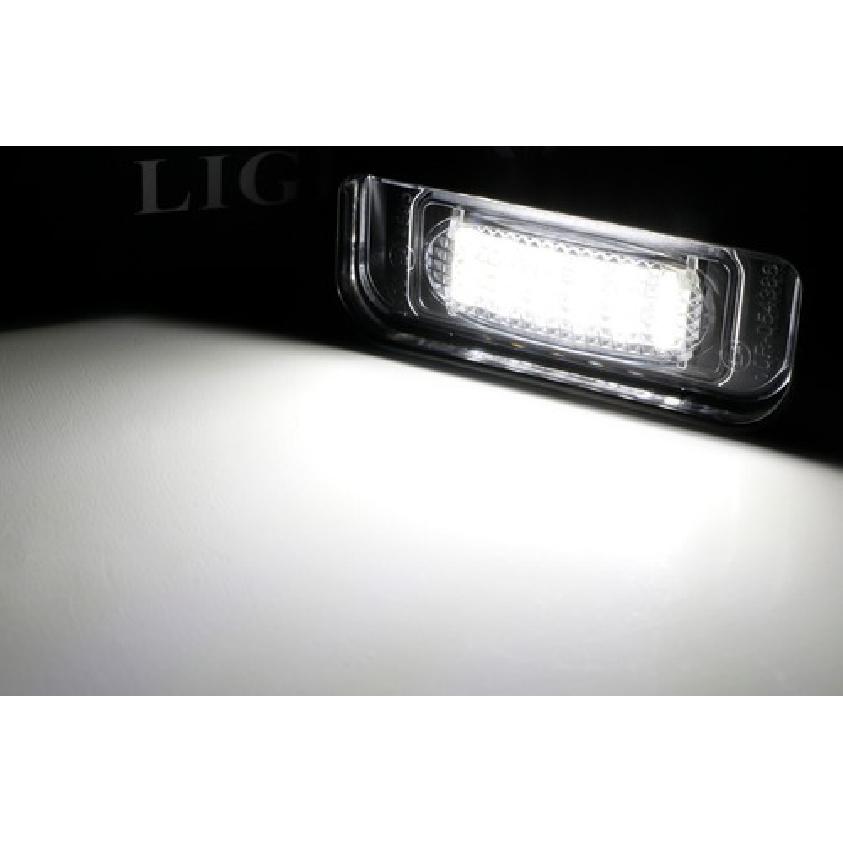 18-SMD White Full LED License Plate Lights For Mercedes 2000-2006 W220 S-Class