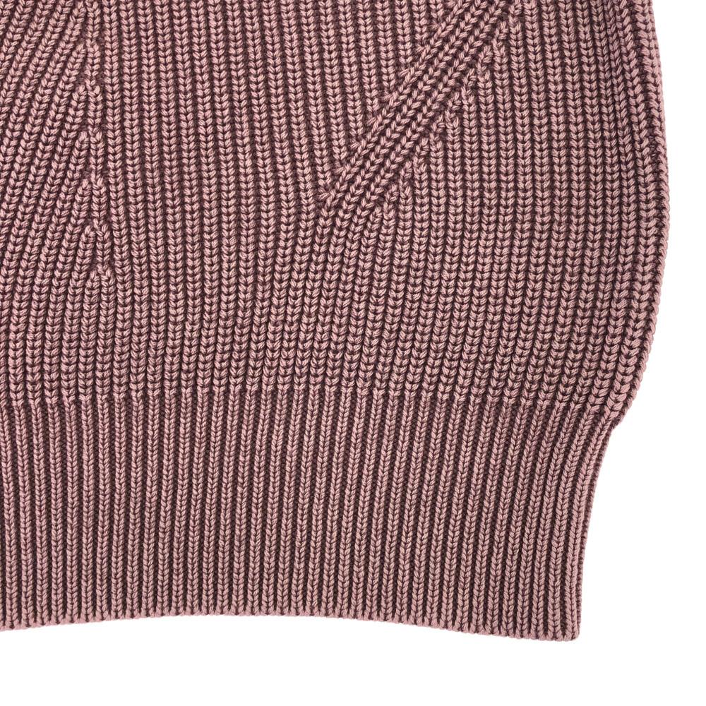 DEMYLEE Long sleeve cotton knit S smoke pink sweater Women Used