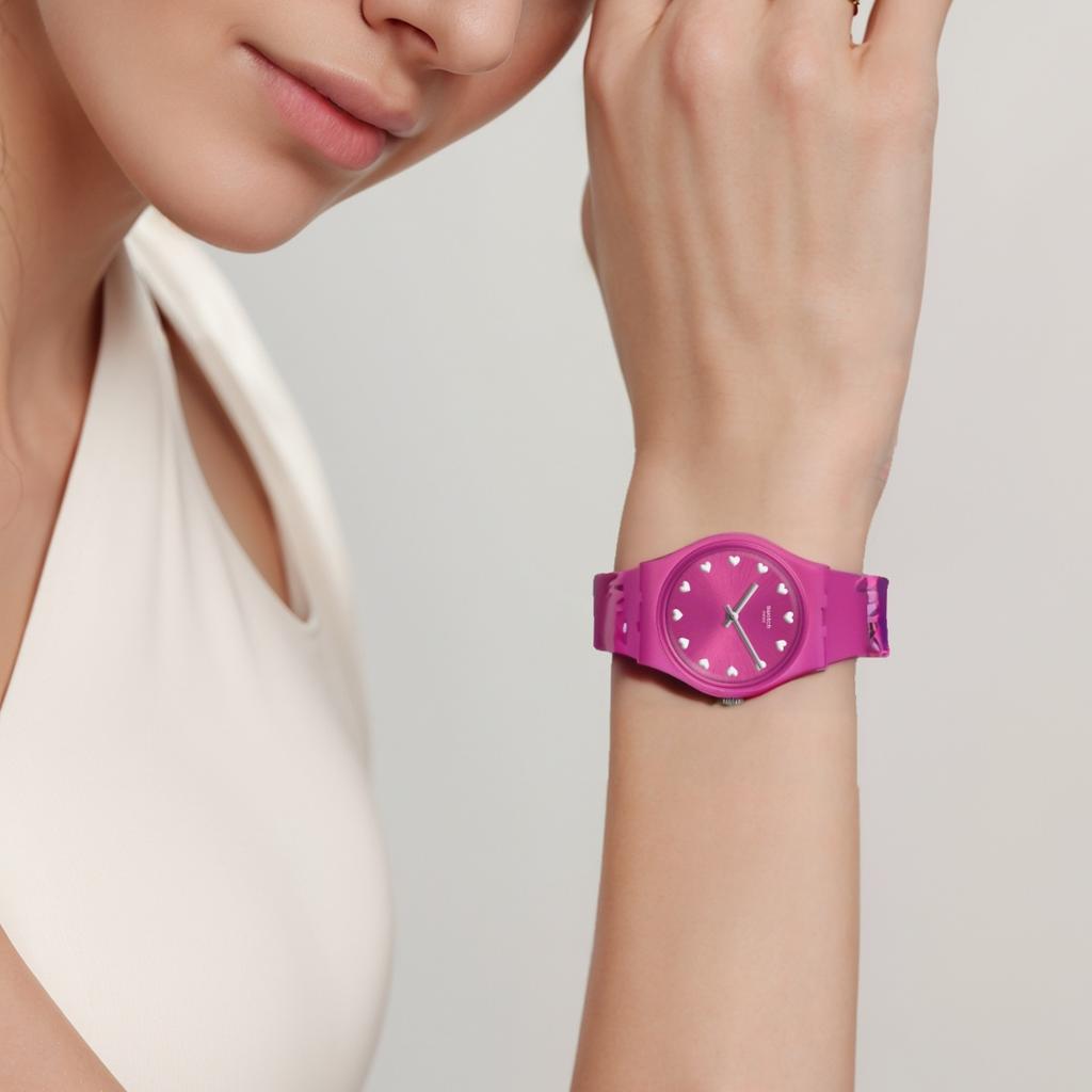 SWATCH Women's 34mm Pink Watch GP160 GP160