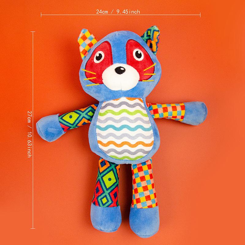 Hund Plüsch Quietschspielzeug Haustier Katze Hund Interaktives Beißspielzeug Tiere Bissfest Interaktives Haustier Hund Zähne Reinigung Kauspielzeug