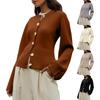 Women's Kate Cardigan Sweaters Casual Long Sleeve Open Front Button Down  MODISH CARDIGAN WITH - WIDE SLEEVES