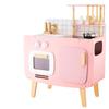 Children's kitchen, wooden stove, retro girl's set + accessories