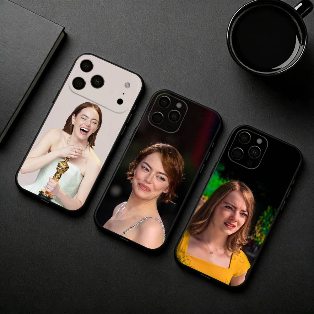 Oscar-Winner E-Emma S-Stone Phone Case Silicone Soft For IPhone 17pro 16 15 14 13 12 11 X XR Plus Pro Max Plus