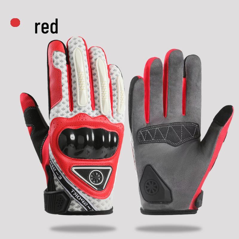 Atmungsaktive Fahrradhandschuhe - Halbfinger/Vollfinger, Sonnenschutz, Verschleißfest, Stoßdämpfend, Touchscreen-kompatibel
