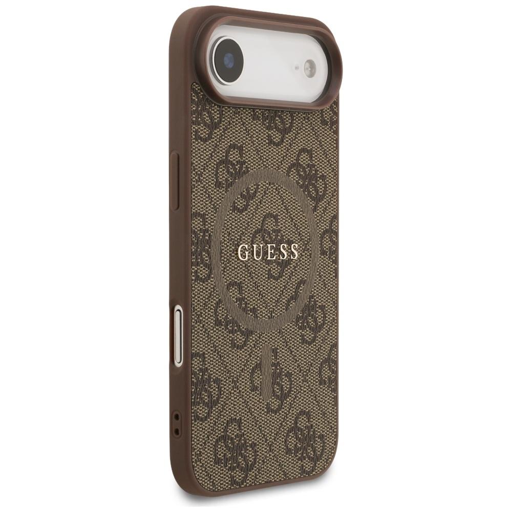 Guess 4G Ring Classic Logo MagSafe Case for iPhone Air Brown