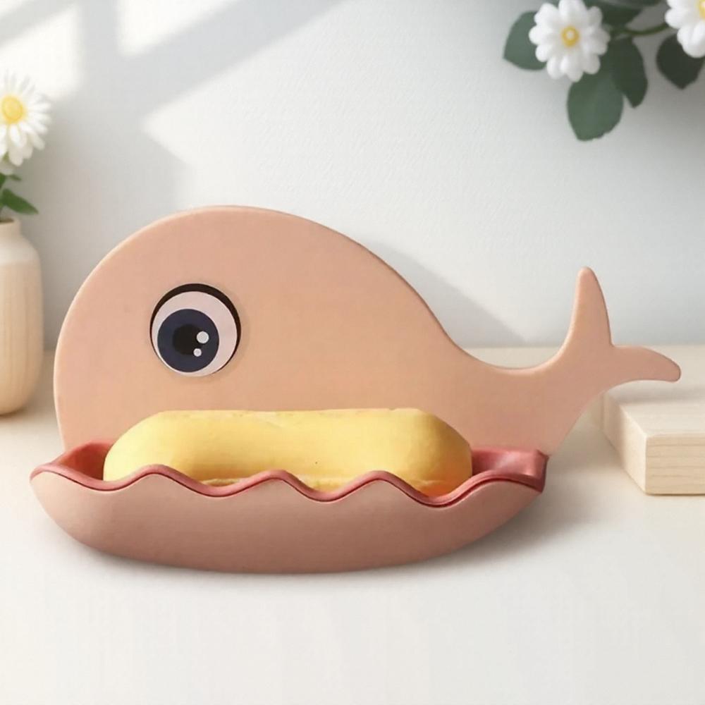 

Shower Wall Hanging Soap Holder Suction Cup Folding Tray Travel Portable Bathroom Organizer рожевий