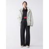 ELLE Women's Workwear Lapel Short Duck Down Jacket