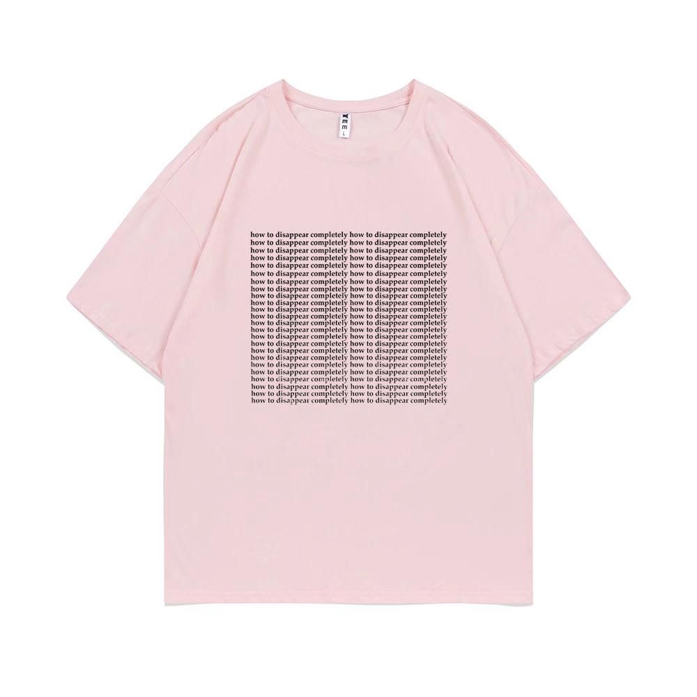 Britská rocková kapela Radiohead Jak zcela zmizet Písmenové logo Potisk Tričko Pánské Dámské Módní Oversized Trička s krátkým rukávem